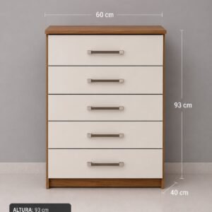 Cômoda 5 Gavetas – Praticidade e Organização
