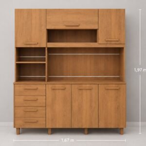 Cozinha 6 Portas com 4 Gavetas – Praticidade e Organização
