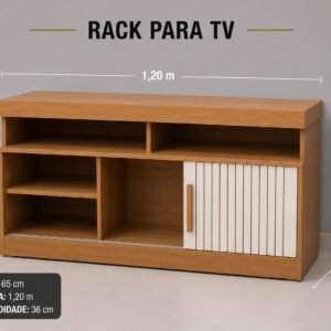 Rack para TV 1,20m – Compacto e Elegante